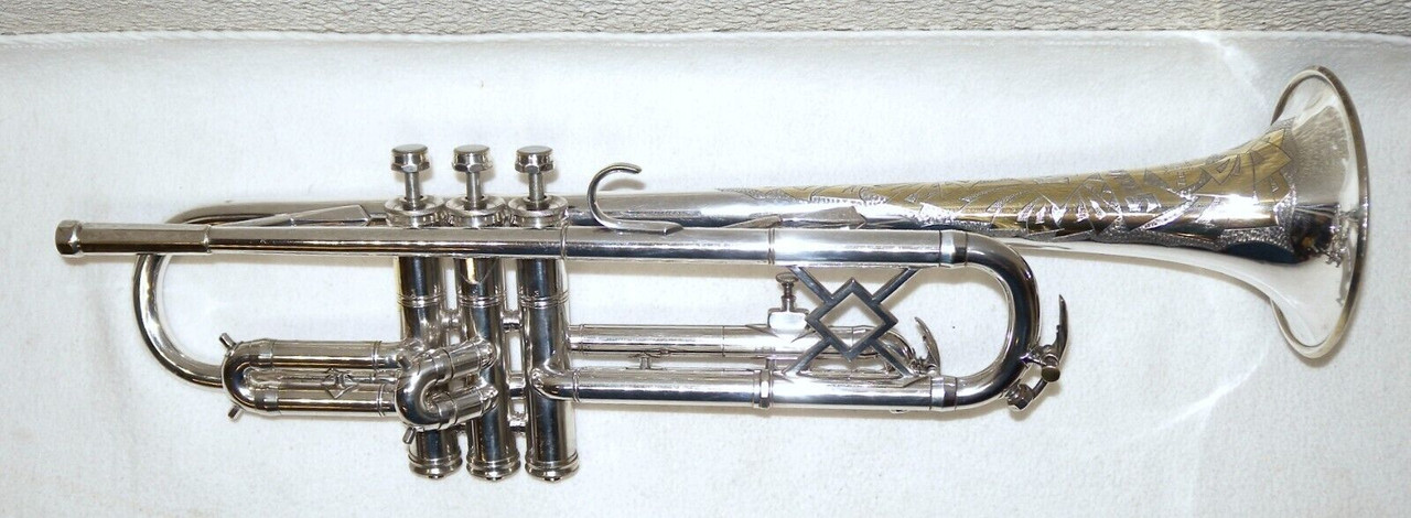 King 1937 Liberty Silvertone trumpet  sn 210902 (2)