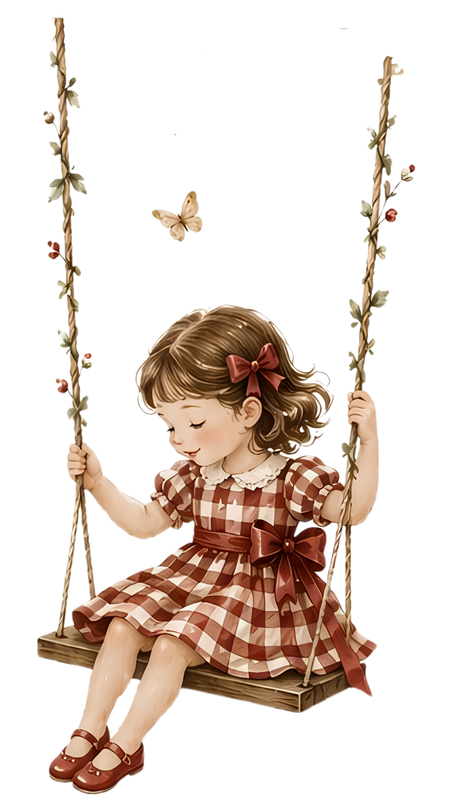 Menina no balanço