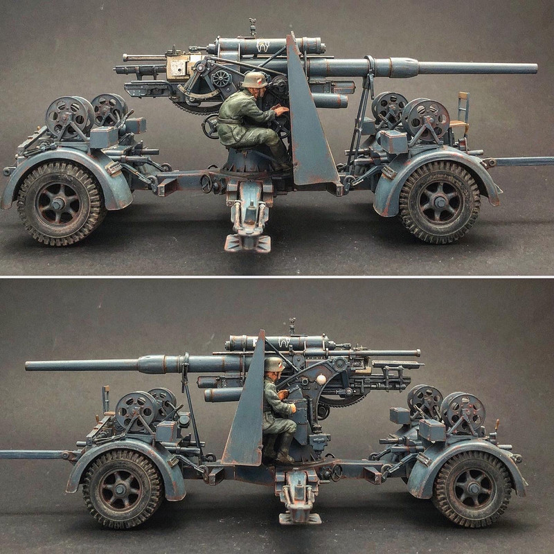 Tamiya 1/35 88mm Gun Flak 36/37 (MM-117A/35017/3517) - - The