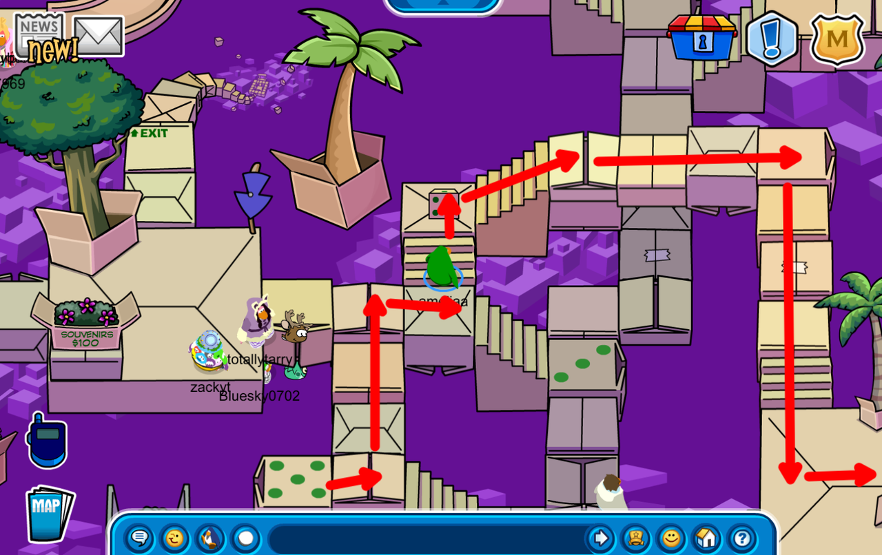 CPJourney April Fools 2026 Party- Sweet Sun Hat Maze Guide, fifth dot Location