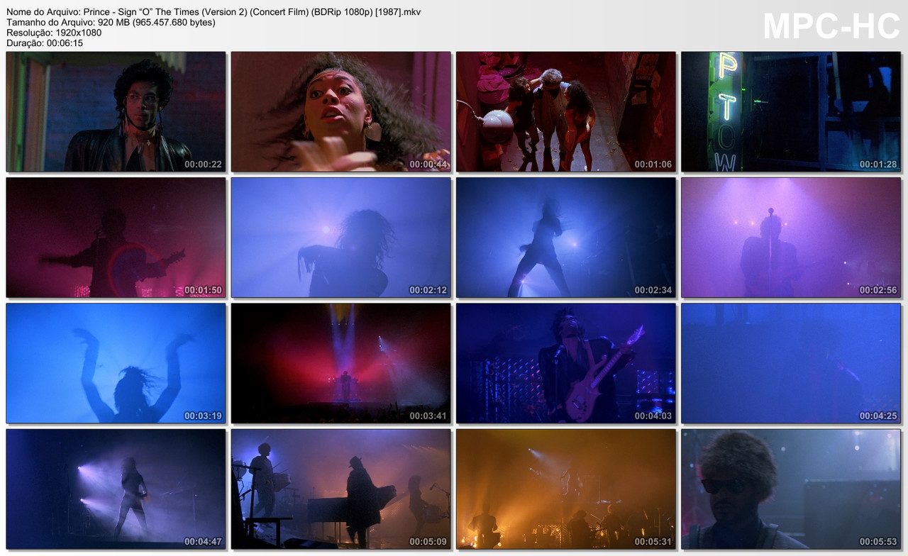 Prince - Sign “O” The Times (Version 2) (Concert Film) (BDRip 1080p) [1987]