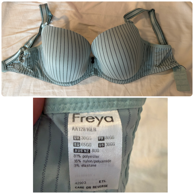 Freya Deco striped 30GG EUC, $18