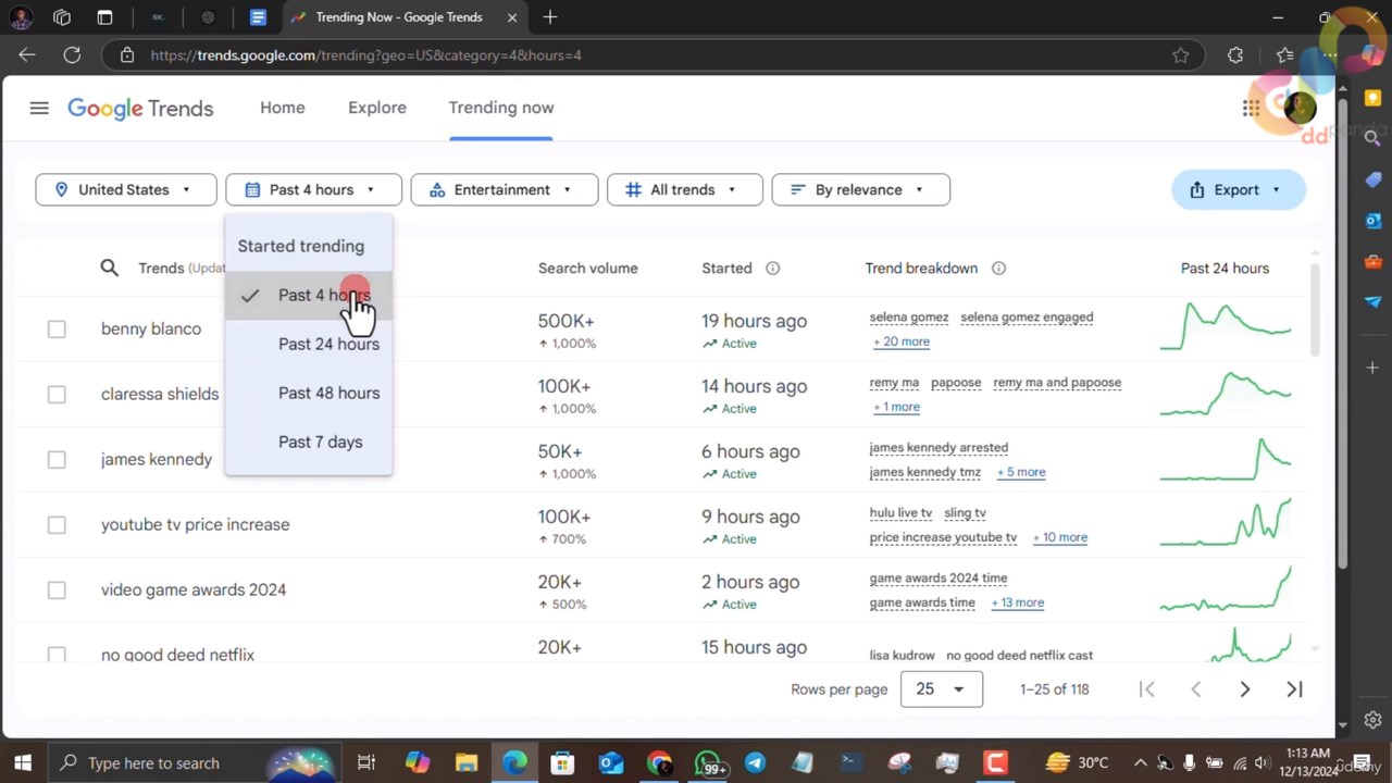2 Researching Viral Topics and Niches 0000 00 03 04 screenshot