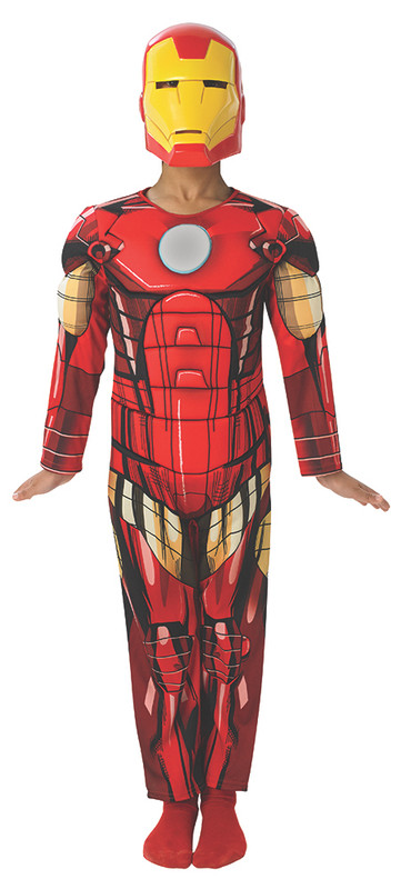 Costume Iron Man Deluxe con muscoli 3-4 anni| PARTY LOOK