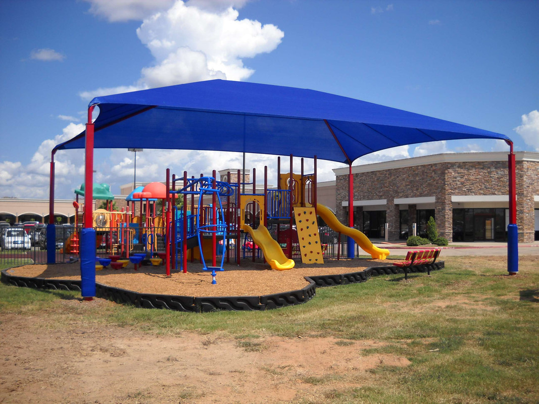 Shade for Covering Jungle Gym Playground — Shade Structures supplied in Botswana