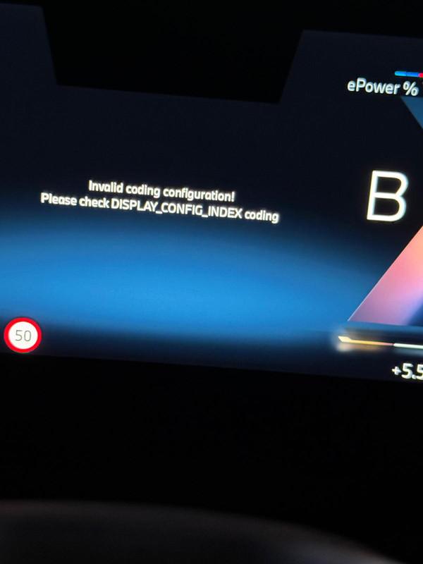Incode Confi Error Page Invalid coding configuration! | BMW FAQ Club