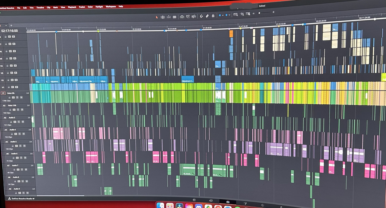 Timeline complicat editare