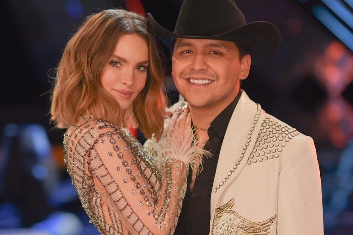 Belinda y Christian Nodal despiden el año con espectacular festejo en Colombia