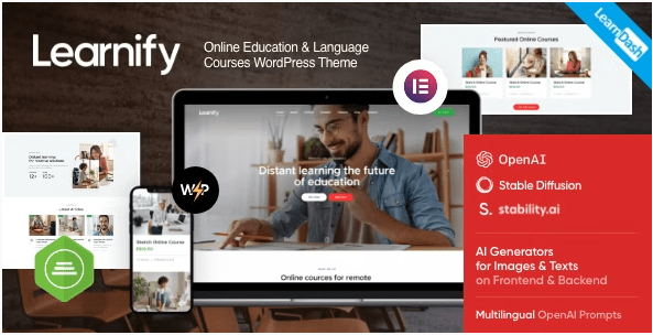 ThemeForest - Learnify v1.10.0 - Online Education Courses WordPress Theme