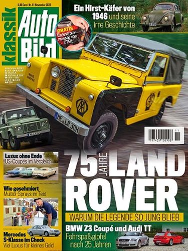 Auto Bild Klassik Magazin November No 11 2023