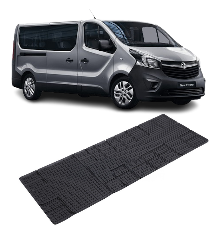 Set 1 covorase Opel Vivaro 2020- 3. Řadaprezent, din cauciuc 100%, compatibile cu autoturismul OPEL Vivaro