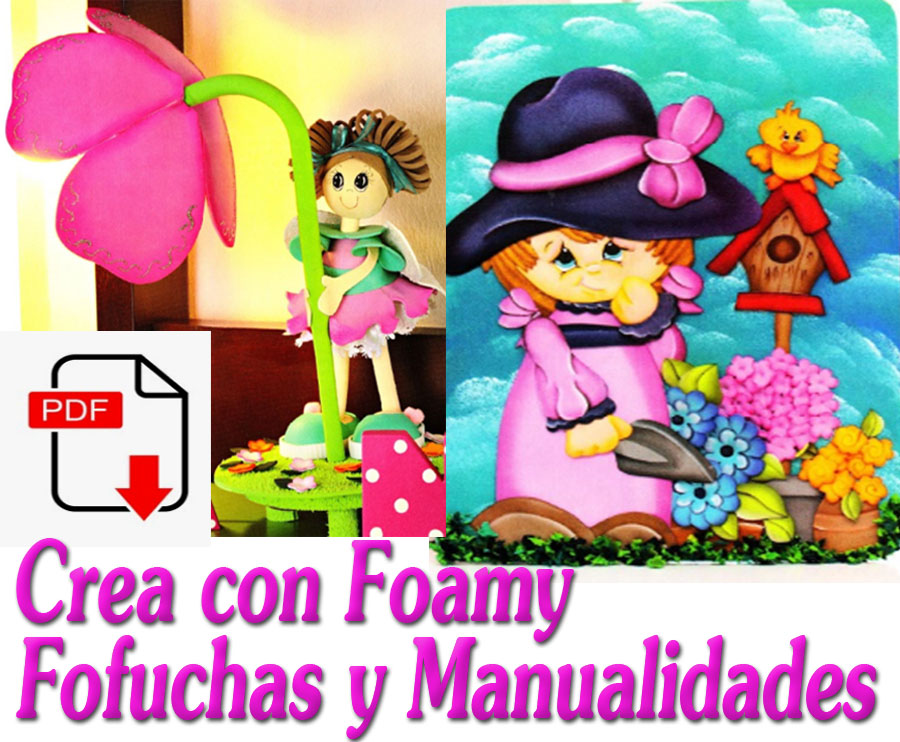 Colección 220 Pdf foamy para crear fofuchas y manualidades Imprimible