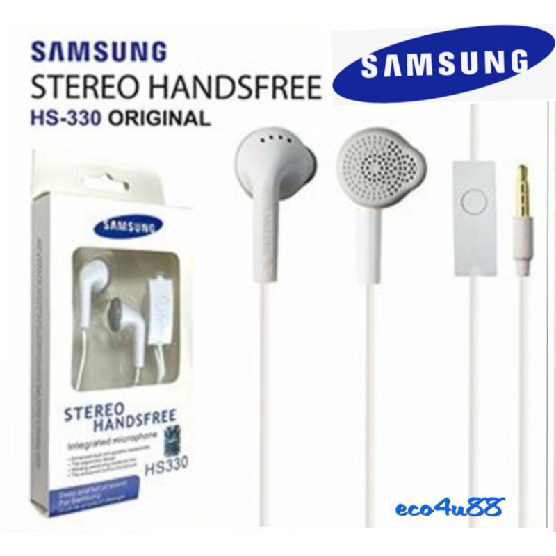 BEST PRICE** Samsung HS330 HS 330 HS-330 Headset Stereo HandsFree (Ready  Stock) High Quality Black | New PGMall