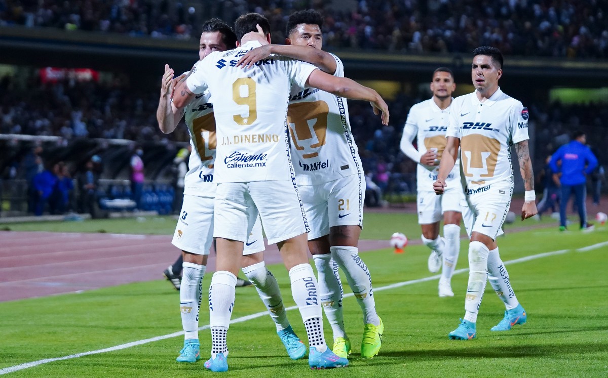 Pumas venció a Cruz Azul en el duelo de ida de semifinales de la Concachampions