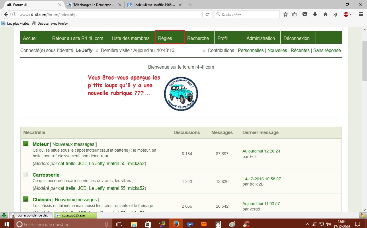 Nouvelle rubrique 17 12 2016