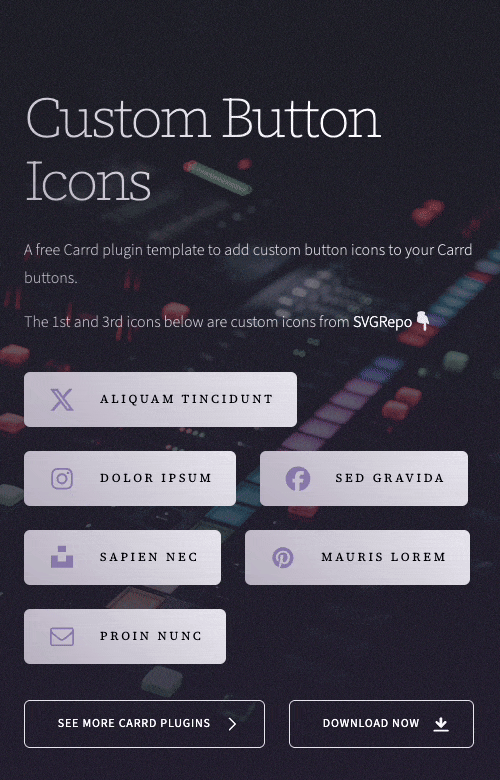 custombuttonicon carrdplugin