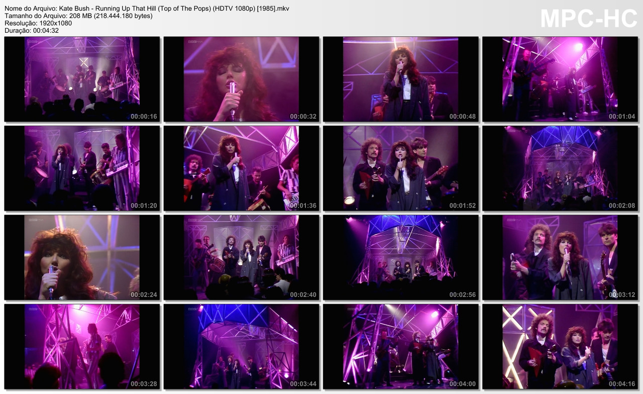 Kate Bush - Running Up That Hill (Top of The Pops) (HDTV 1080p) [22.08.1985]