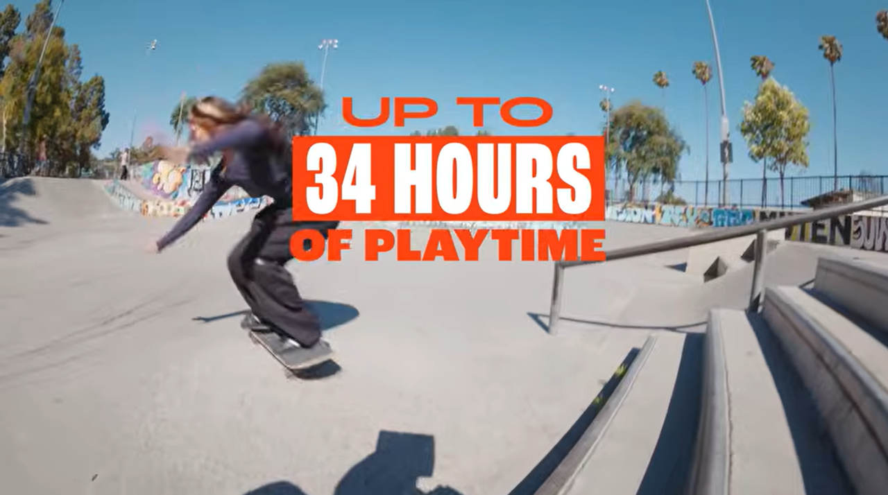 Exceptional Up to 34 Hours Playtime Boost Battery