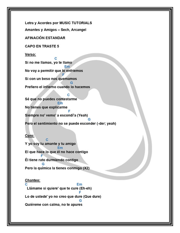▷ Y nos dieron las diez Acordes. Cómo tocarla a la guitarra.