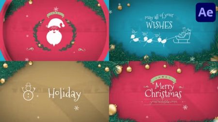 Videohive - Christmas Santa Wishes for After Effects - 49370519