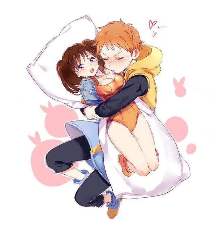 Diane Et King Seven Deadly Sins Seven Deadly Sins King And Diane Fanart - Polixio