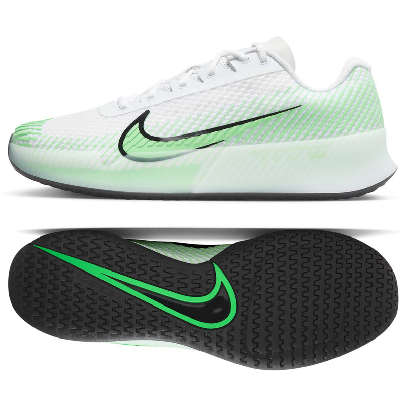 Nike Air Zoom Vapor 11 HC White/Green DR6966-106 Men's