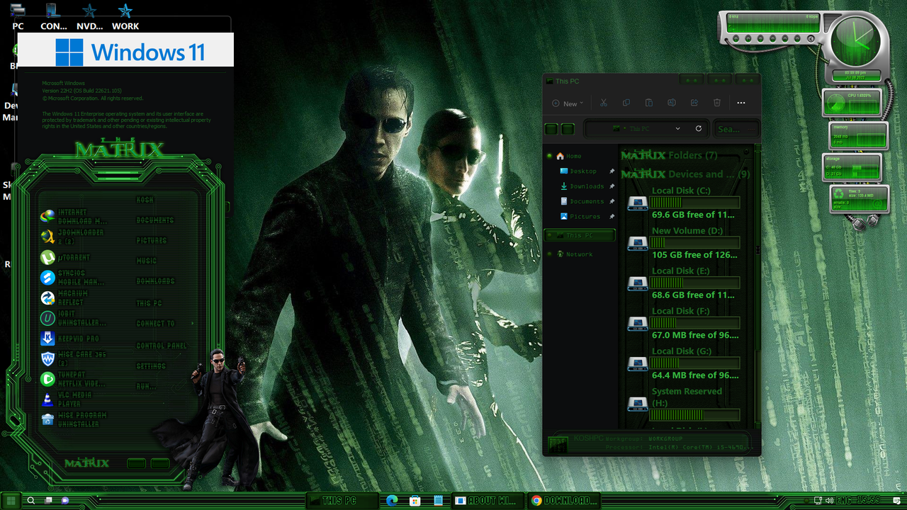 The Matrix Theme