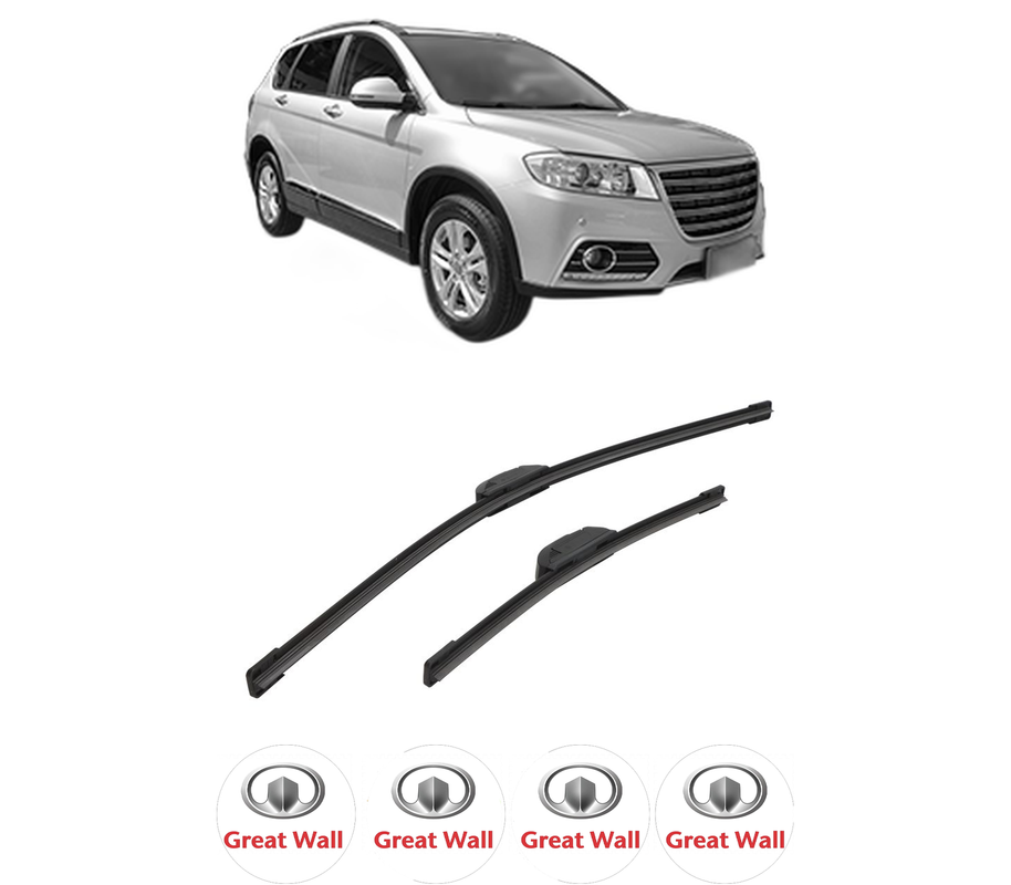 Set stergatoare auto GREAT WALL HOVER H6 din 2011-2013, pentru parbriz auto, 2 bucati, Bosch Aerotwin Retrofit, din cauciuc siliconat rezistent, 4 Stickere Auto GREAT WALL