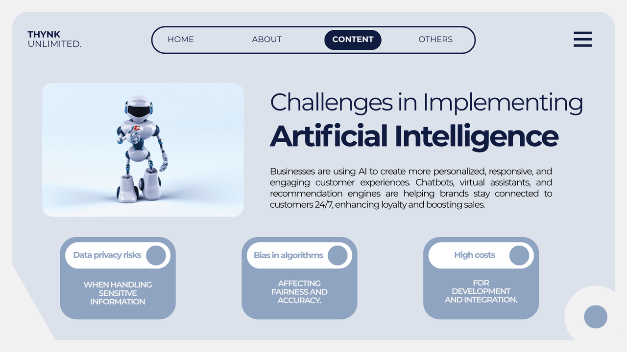 Blue and White Modern Digital Privacy Presentation