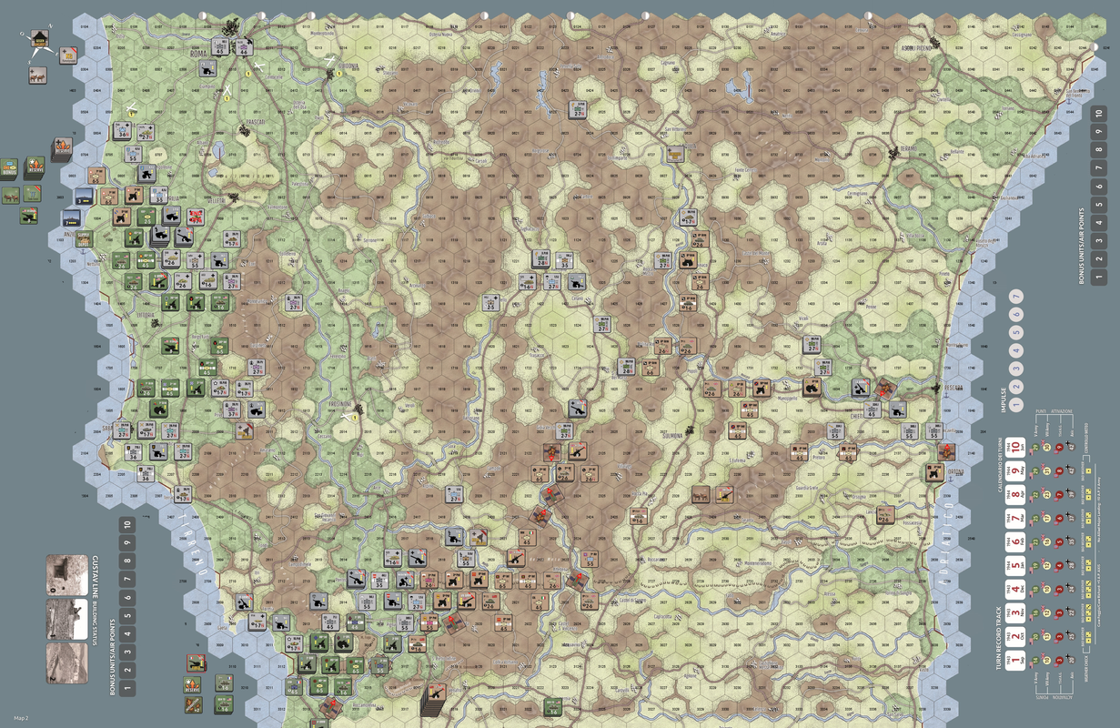 From Salerno To RomeMap