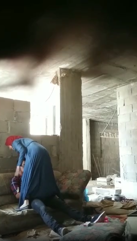 Muslim Girl Sex With Lover in Contruction Building
