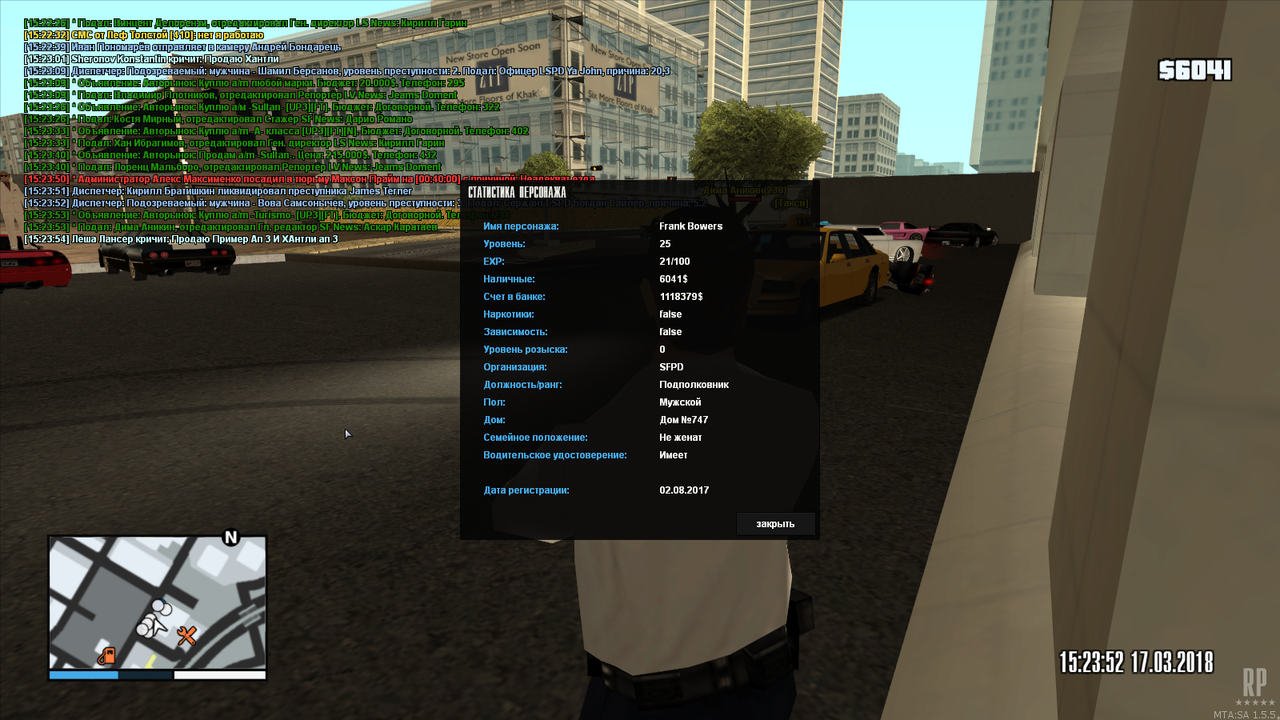 SFPD - Подполковник