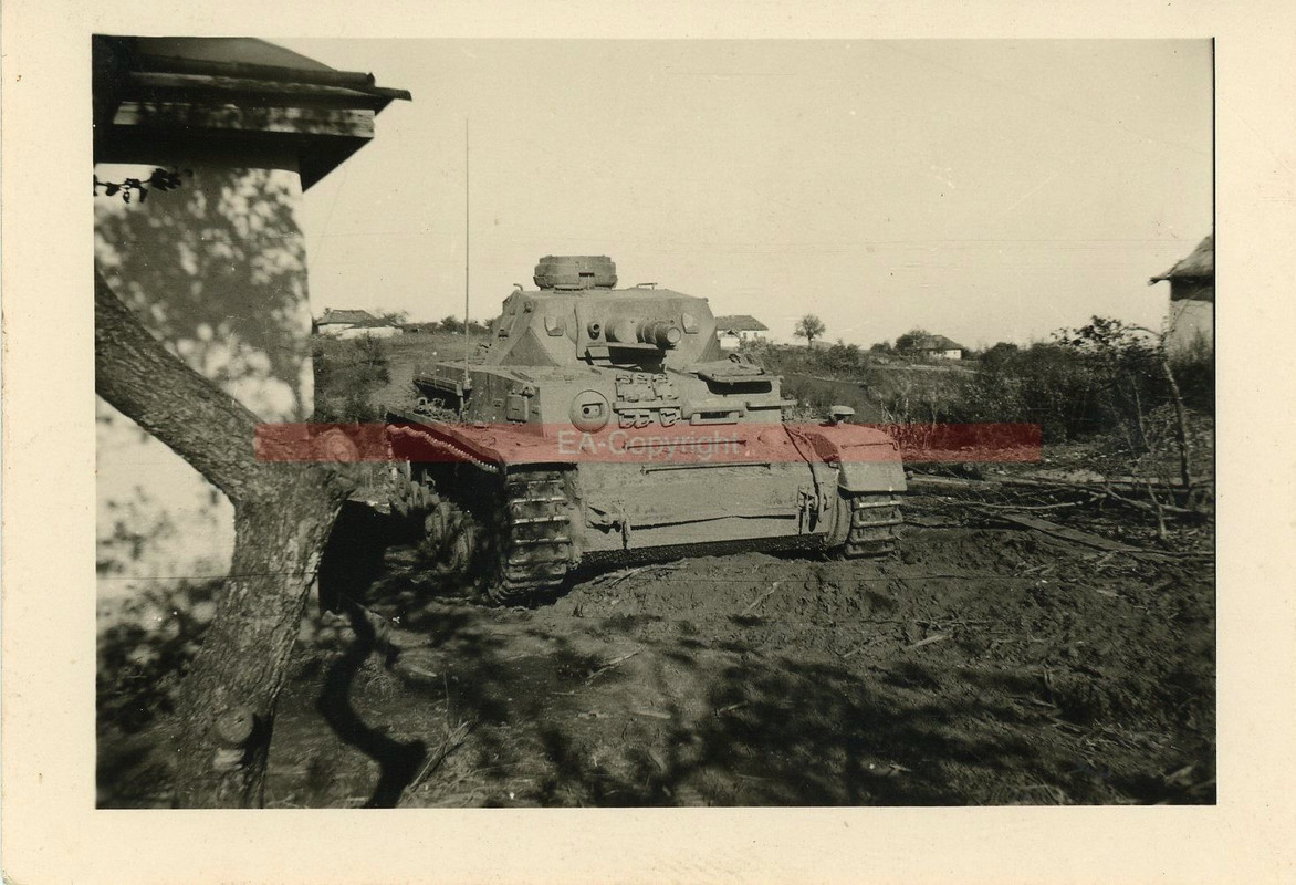 Panzer IV Tank Kämpfe Russland Foto (2)