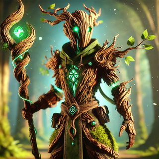 Wooder #0117 is the enigmatic guardian of nature in the RAM virtual world