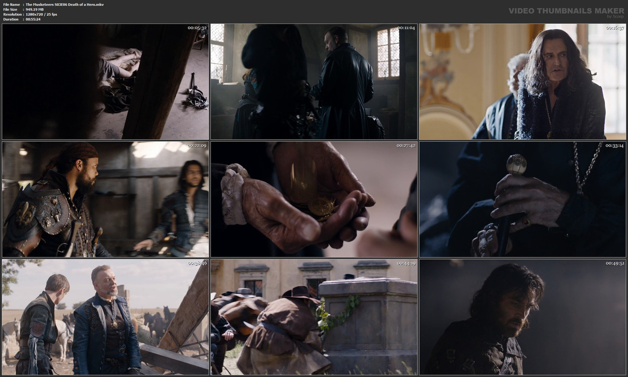 The Musketeers S03E06 Death of a Hero.mkv