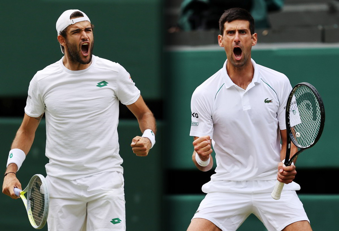 Berrettini-Djokovic Streaming Gratis info Rojadirecta TV, dove vedere Online Finale Tennis Wimbledon 2021