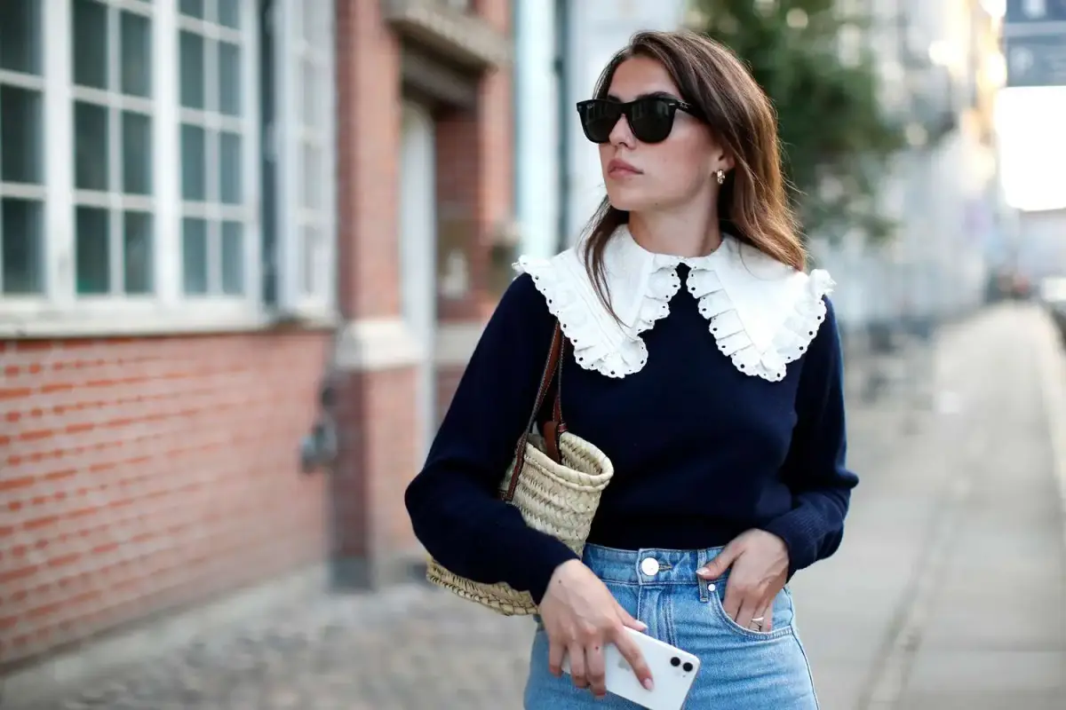 A Statement Collar outfit for casual dinner outfits