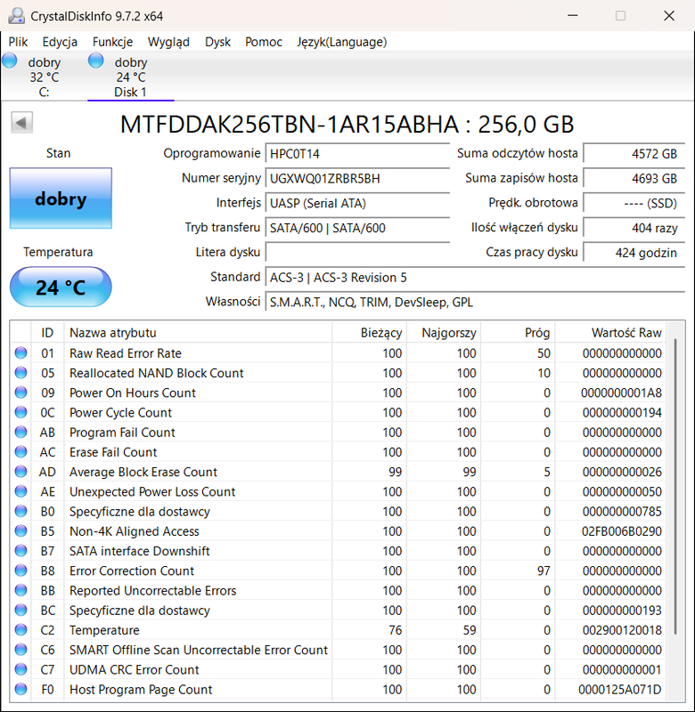 Crystal Disk Info 20260313210347