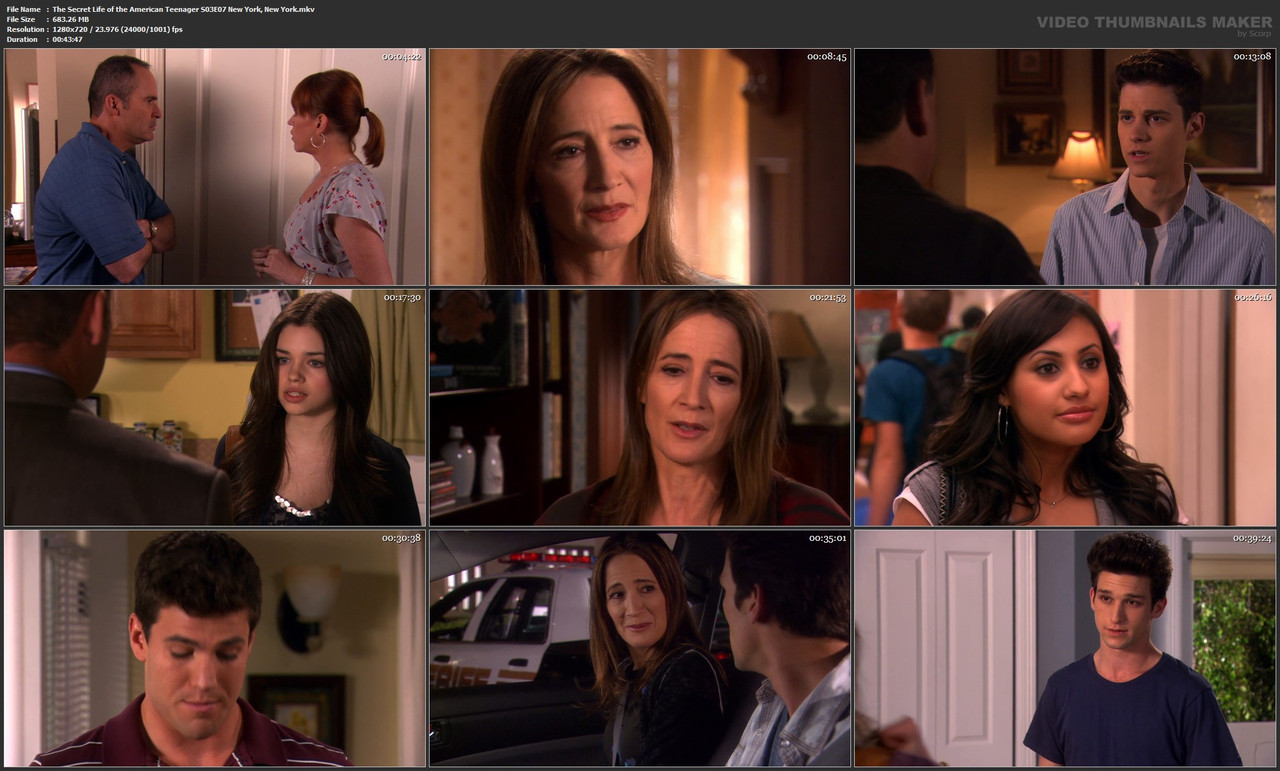 The Secret Life of the American Teenager S03E07 New York, New York.mkv