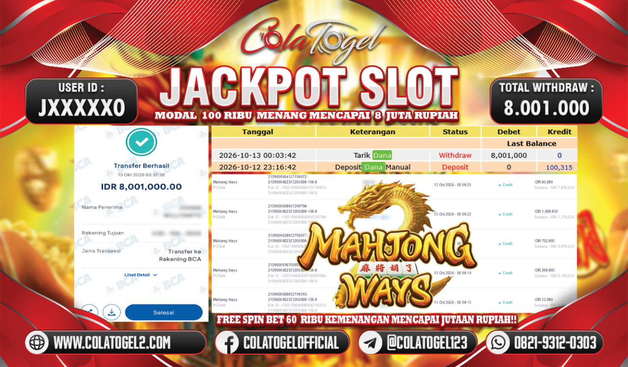 JACKPOT SLOT GACORR !!!