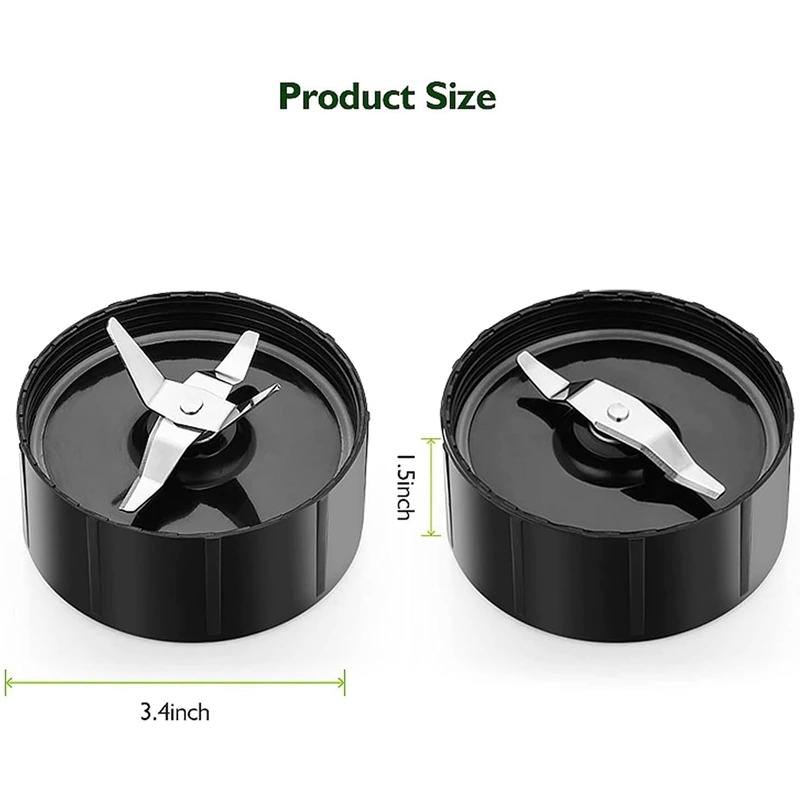 Cross Blade With Gasket For Magic Bullet Blender MB-1001