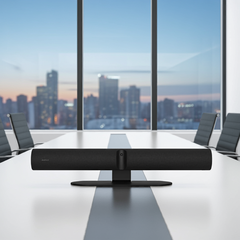 Jabra PanaCast 50 em uma sala de reunião moderna