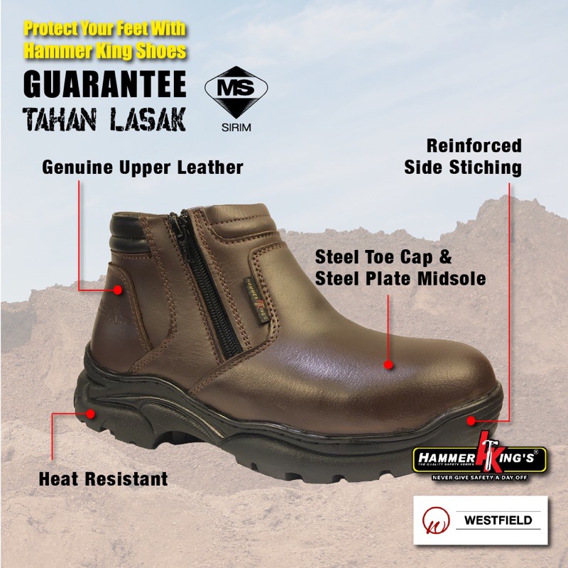harga kasut safety king