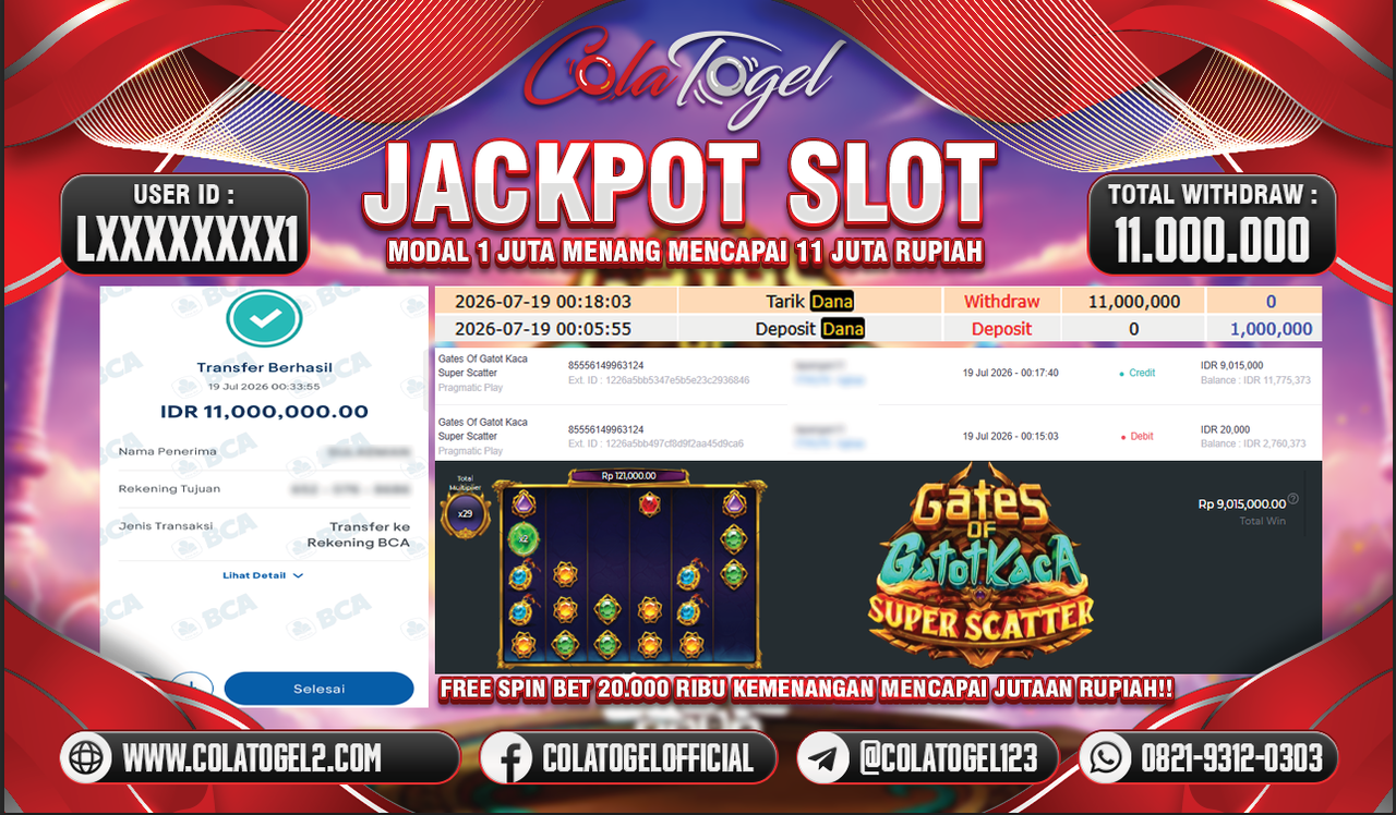 JACKPOT SLOT GACOR!!