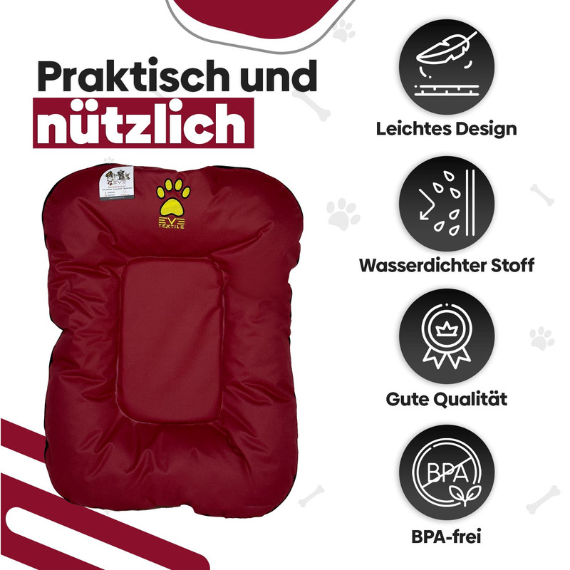 EVE Textile® cama para mascotas cama para perros cama para gatos cesta para perros cesta para gatos estera pequeña - Imagen 11 de 22