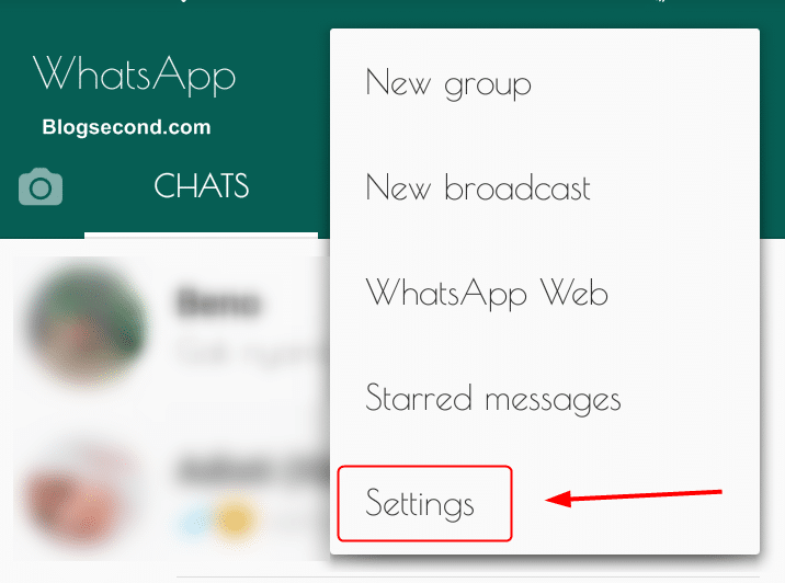 Deactivate read receipt on WhatsApp