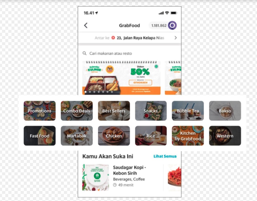 12 fitur kategori yang diluncurkan di GrabFood