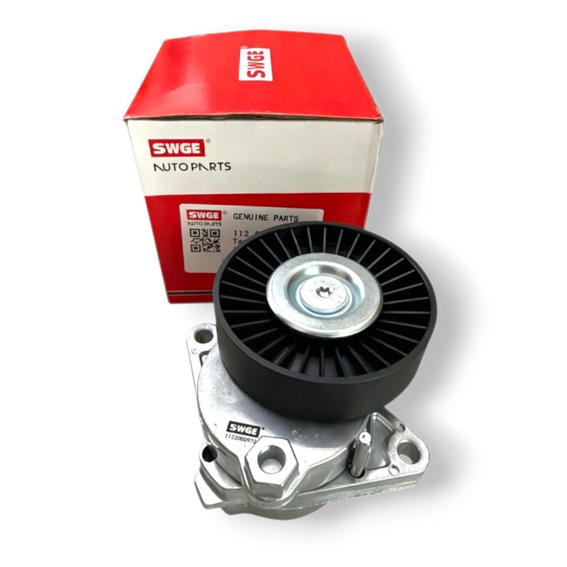 Mercedes Benz Belt Drive System Series Fan Belt Tensioner for C-Class W203 E-Class W211 S-Class W220 ML W163 CLK W209 M112 M113 (OE: 1122000970 / A1122000970 / 1122000170 / 1122000670)