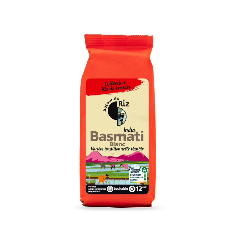 Riz Basmati blanc Commerce &eacute;quitable, Autour du Riz, 500g