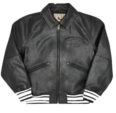 Corteiz Leather  Jacket